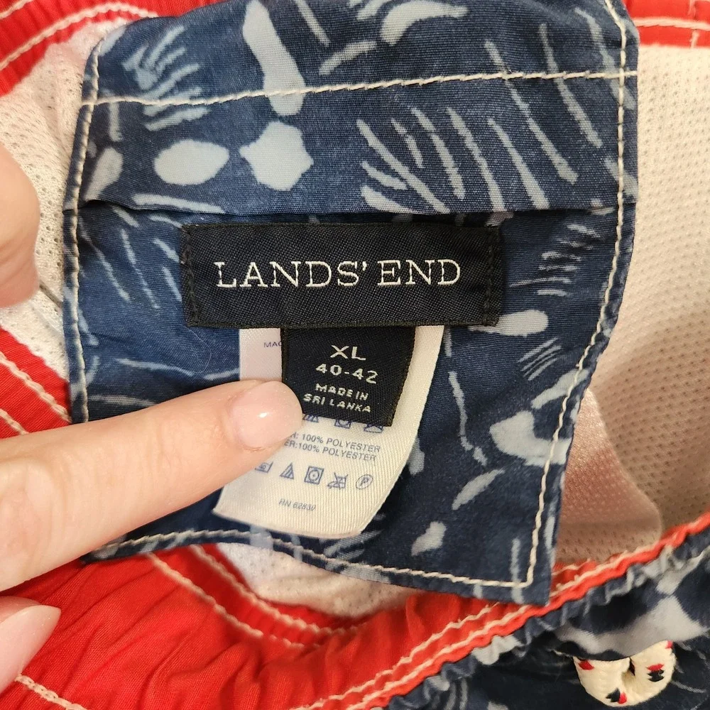 Lands End Mens XL 40-42 x 8